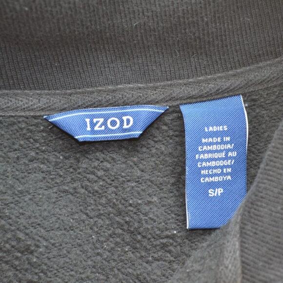 IZOD Zip Up Jacket Fleece Interior Size S - Picture 2 of 3